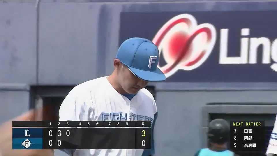 【ファーム】粘りの投球!! ファイターズ・立野和明 ノーアウト満塁のピンチで得点を許さず!!  2023年6月1日 北海道日本ハムファイターズ 対 埼玉西武ライオンズ