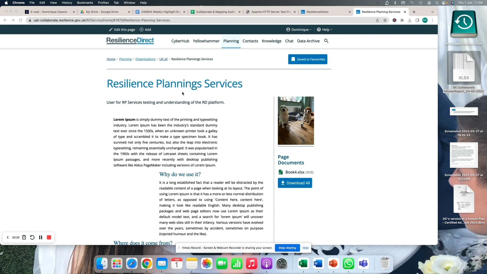 Community page clone error on Vimeo