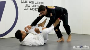 Open Guard Pass Using the Knee Cut to Side Control