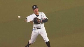 【8回表】ファインプレー!! マリーンズ・中村奨吾が一二塁間の打球をダイビングキャッチ!!  2023年6月1日 千葉ロッテマリーンズ 対 読売ジャイアンツ