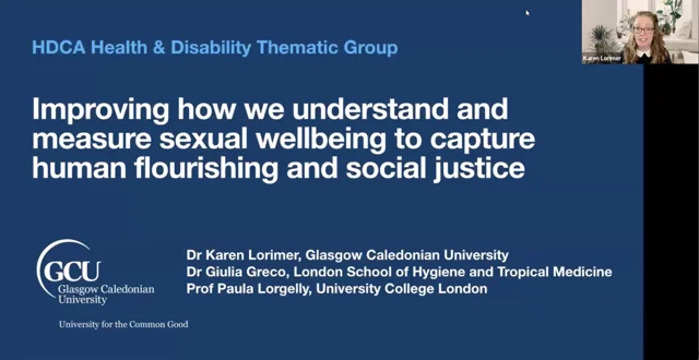 Improving how we understand and measure sexual wellbeing to capture human flourishing and social justice