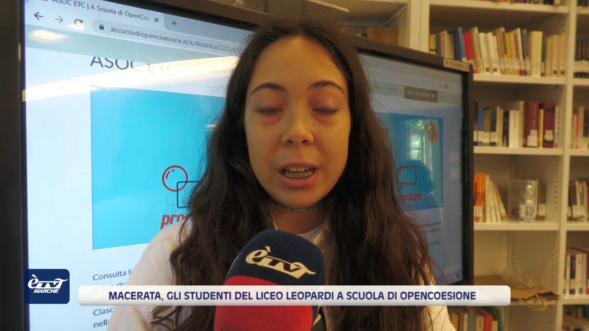 Macerata, gli studenti del Liceo Leopardi …A scuola di OpenCoesione - VIDEO