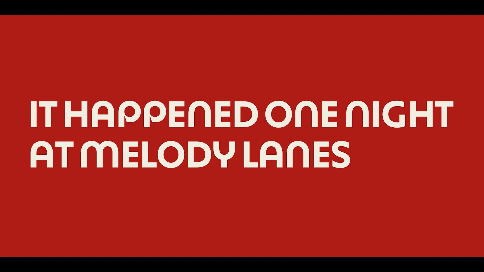 It Happened One Night at Melody Lanes (Short Film Trailer)