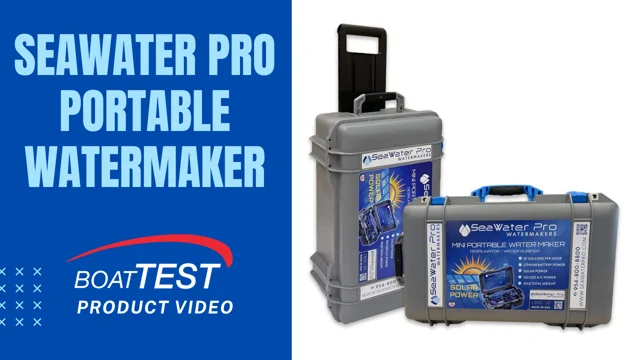 SeaWater Pro Portable Watermaker Test Video by BoatTEST.com 