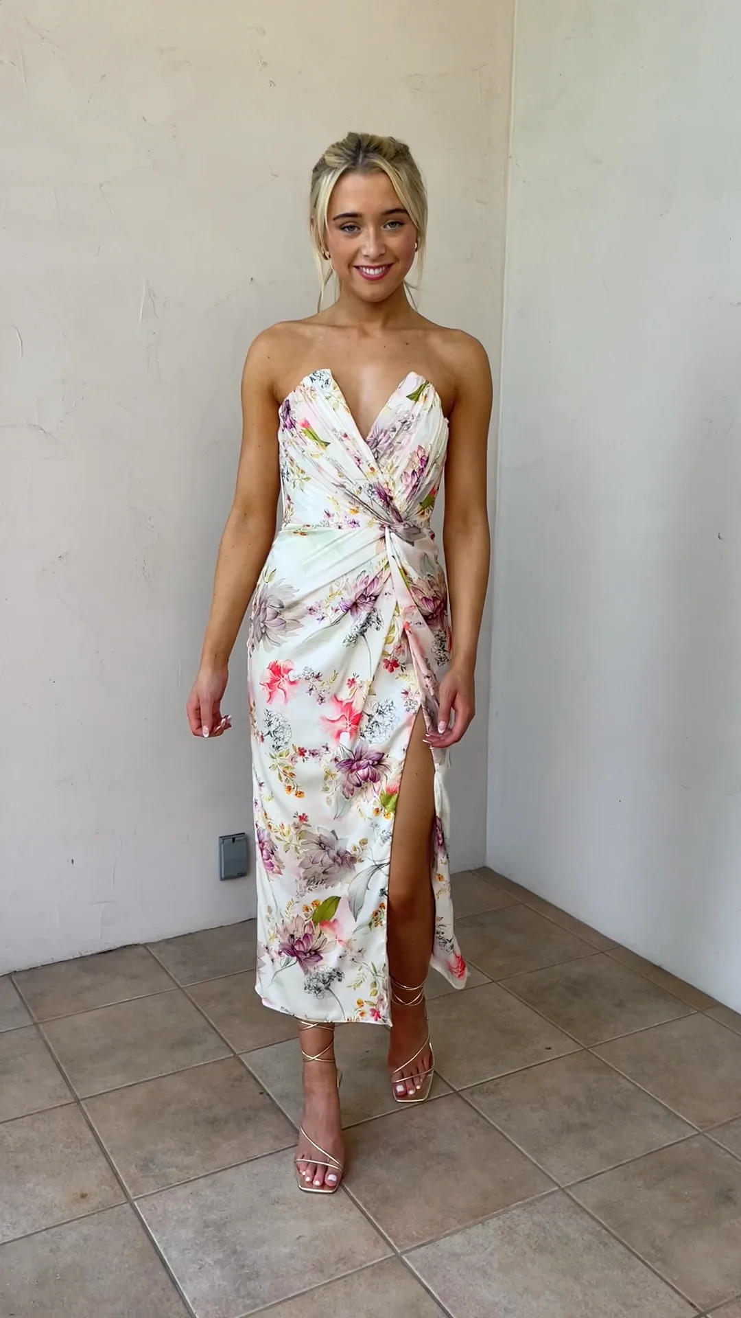 katie may pink come on home dress Katie May Come On Home Midi Dress