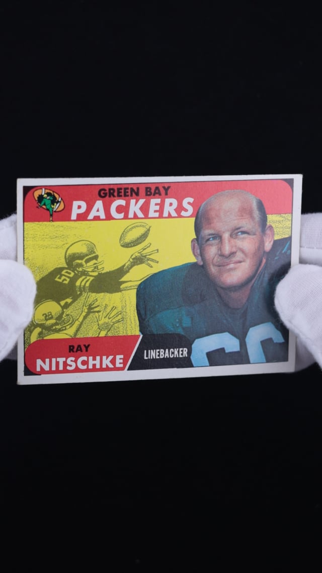 Lot Detail - Ray Nitschke Signed 1969 Topps No. 55 (Graded BAS 10)