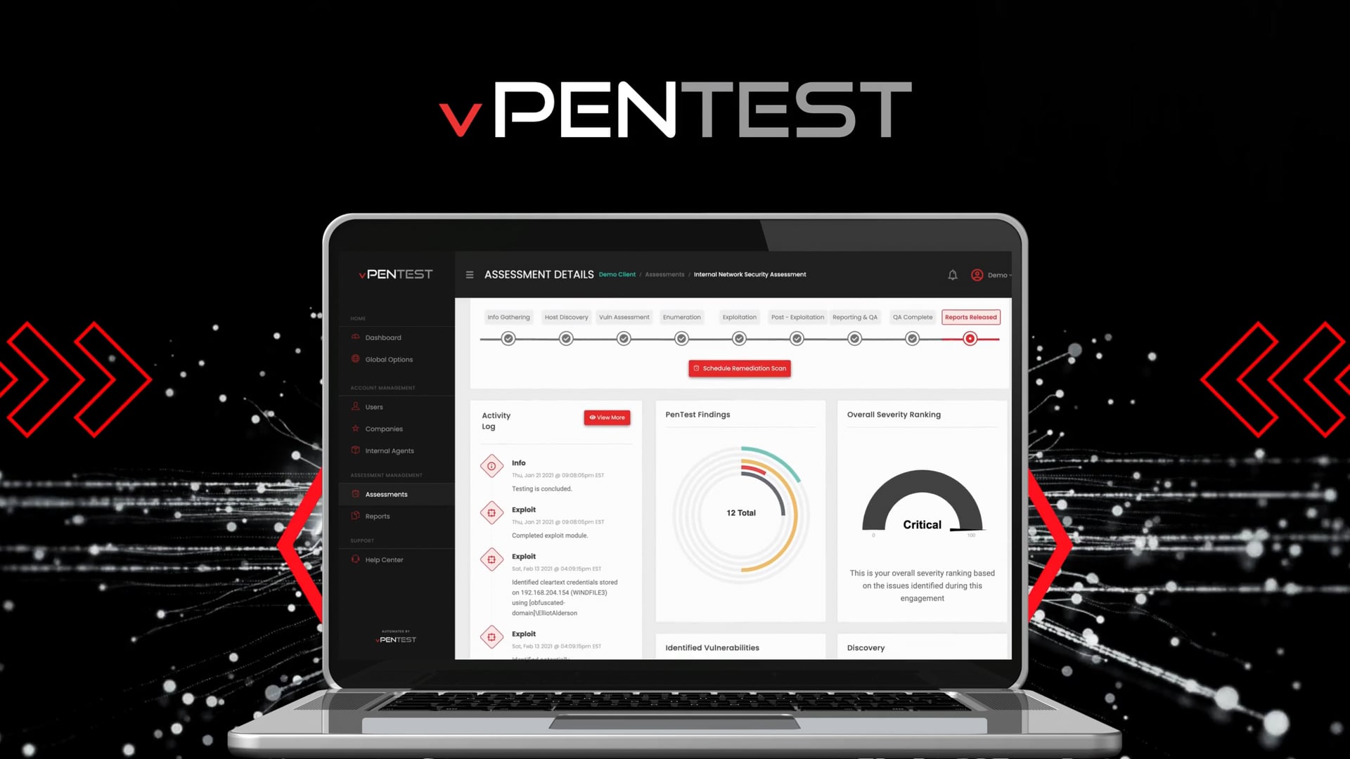vPenTest: Real-Time and Automated Network Penetration Testing Platform