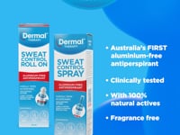 Dermal Therapy Sweat Control Range | Australia's first aluminium-free antiperspirant