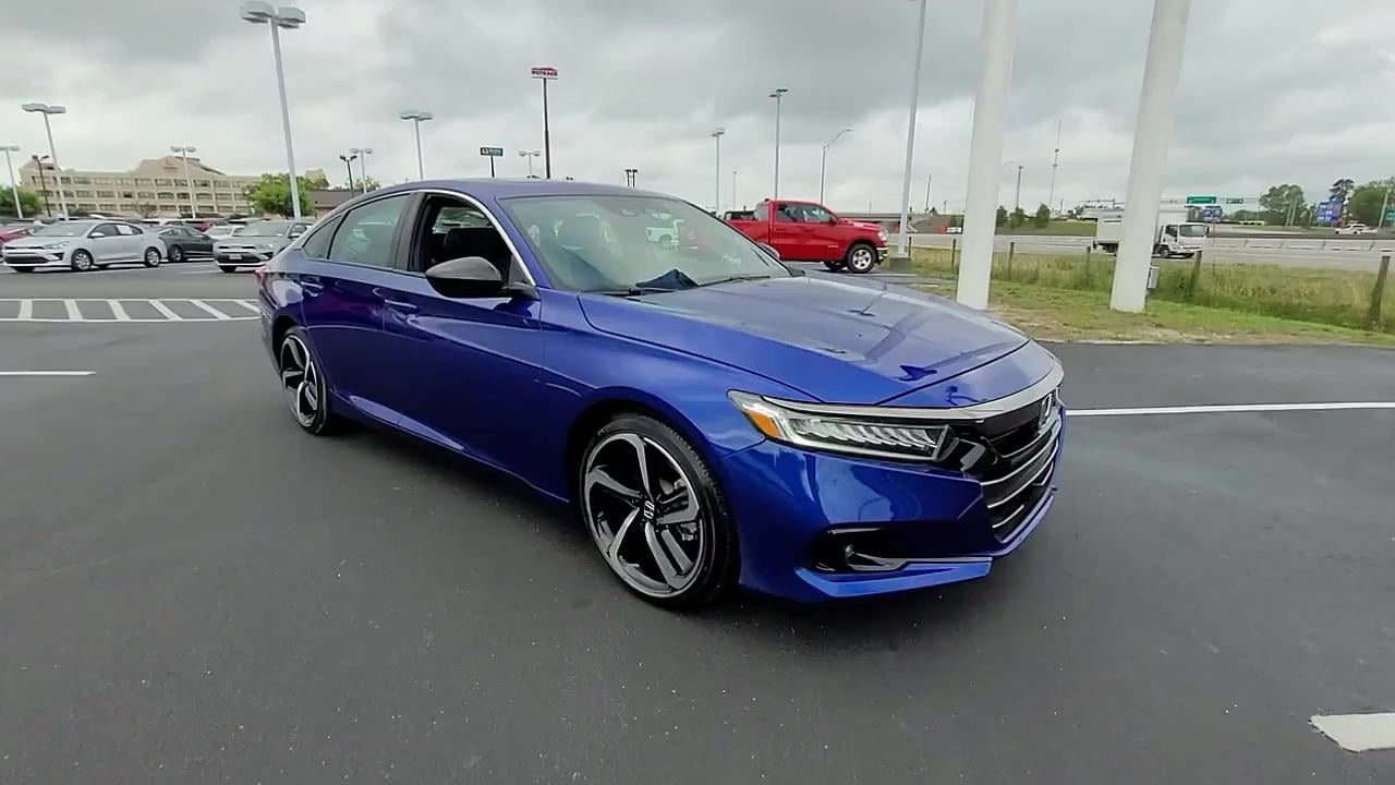 SOLD USED 2021 Honda Accord Sedan SPORT 2.0T AUTO at Lumberton Honda