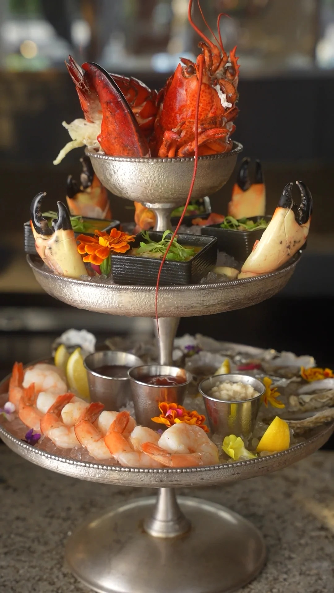 WRE Films: Signature Seafood Tower at The Deck at Island Gardens