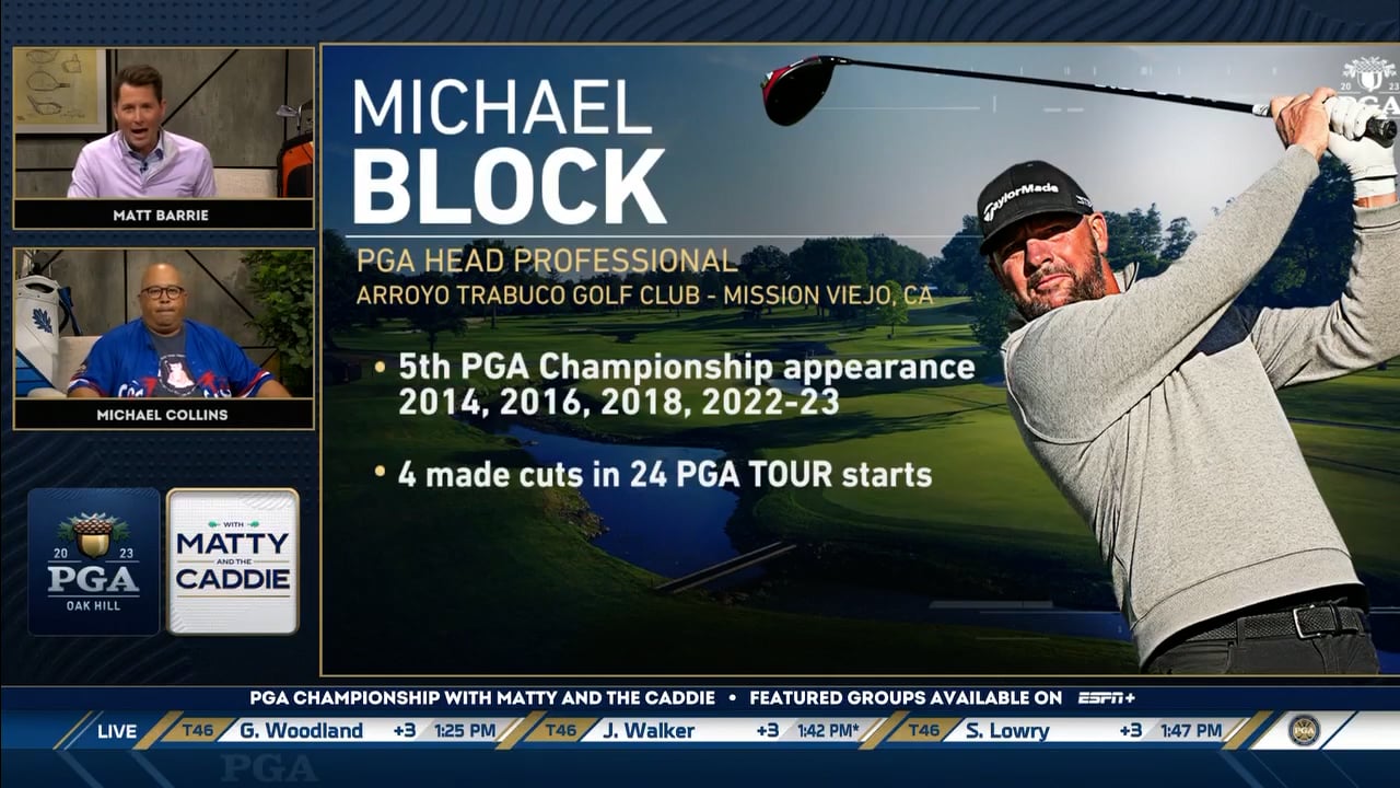 Michael Block - Matty and the Caddie - 2nd round coverage of the 2023 PGA Championship