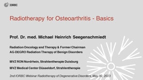 Basics of Radiotherapy for Osteoarthritis