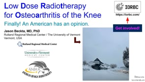 Low Dose Radiotherapy for Osteoarthritis of the Knee