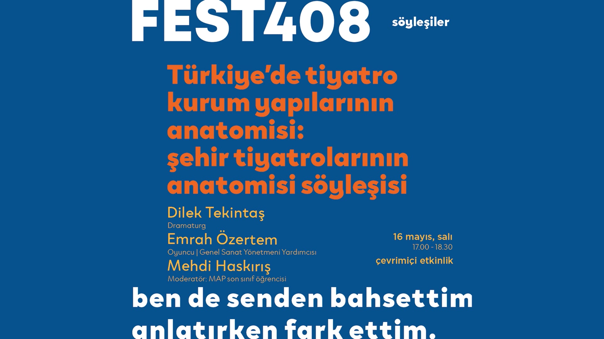 Şehir Tiyatrolarının Anatomisi