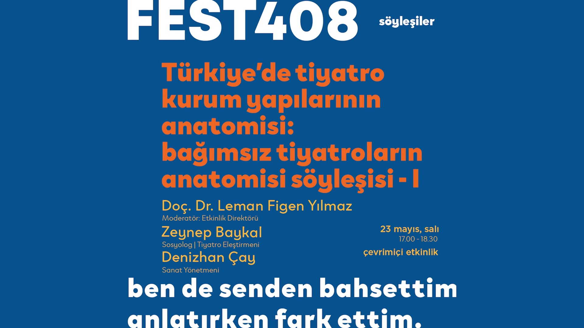 Bağımsız Tiyatroların Anatomisi -I