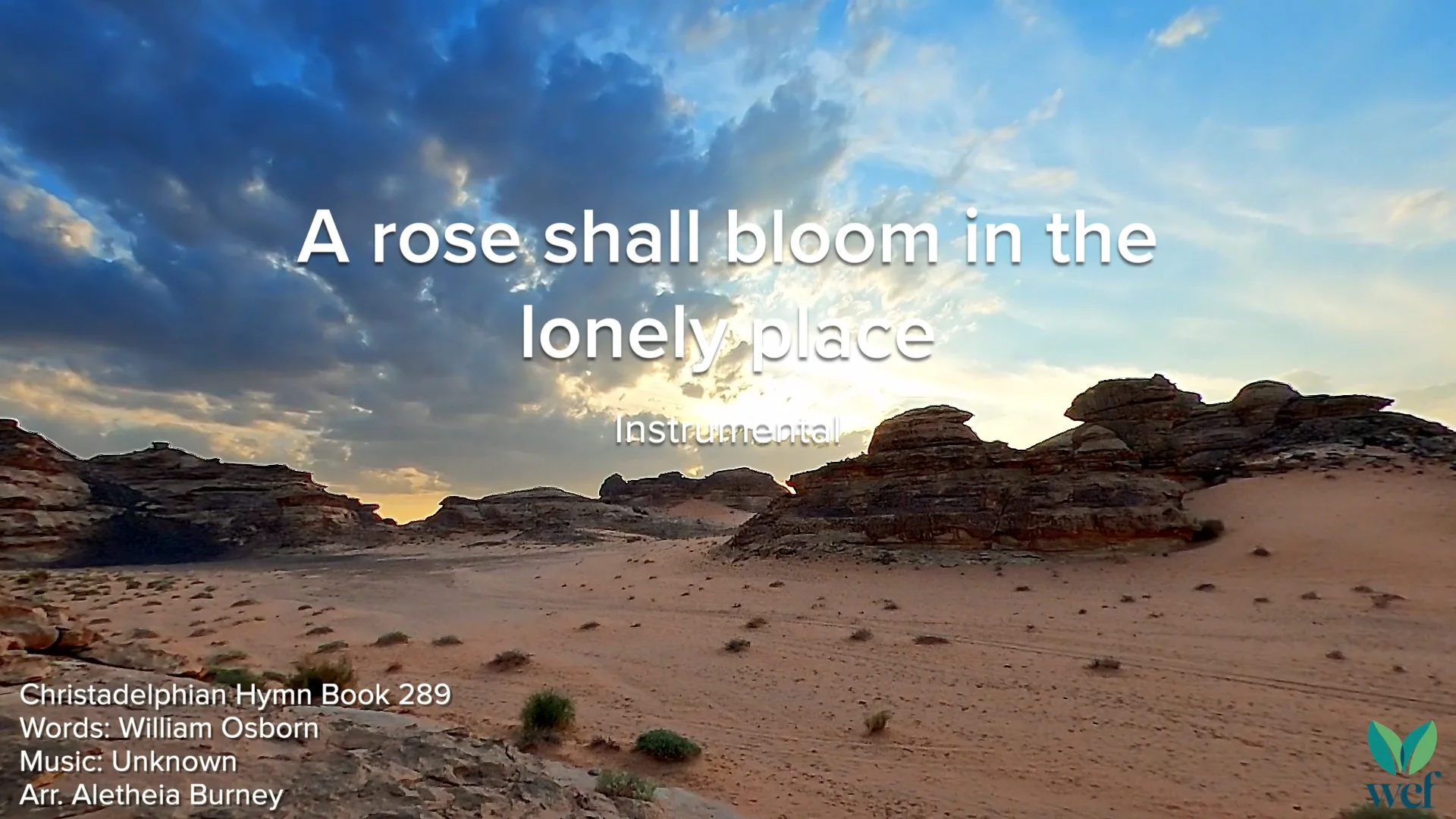 Instrumental Hymn 289 FARSI A rose shall bloom in the lonely place