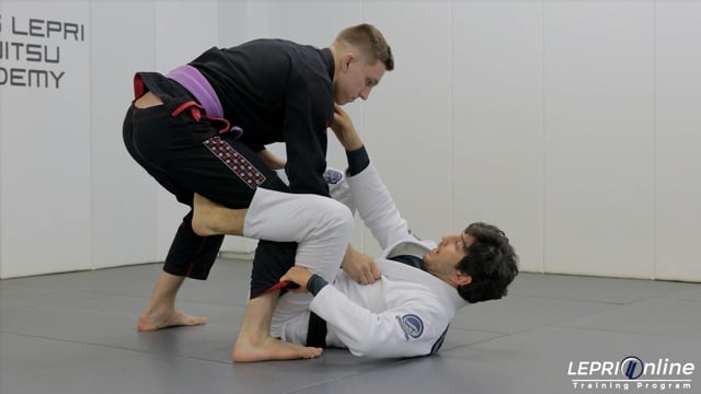 Modified De La Riva to Knee Bump Sweep to Side Control