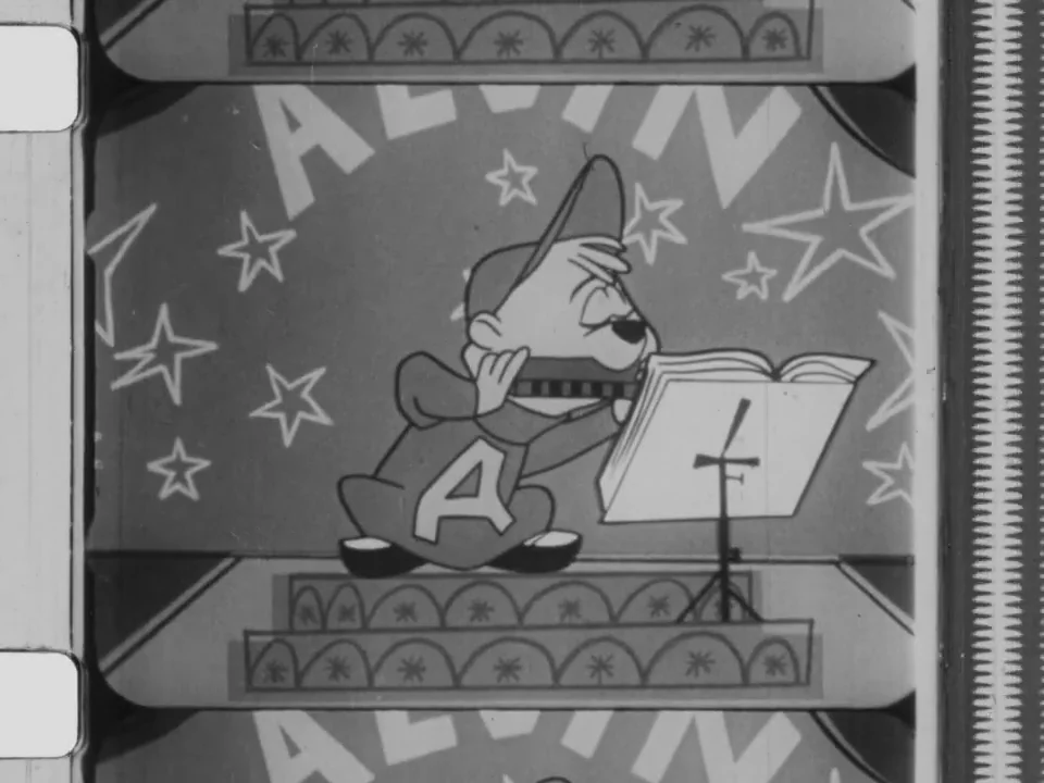 The Alvin Show Alouette + Alvin's Harmonica (1965 CBS 16mm Print) (HD