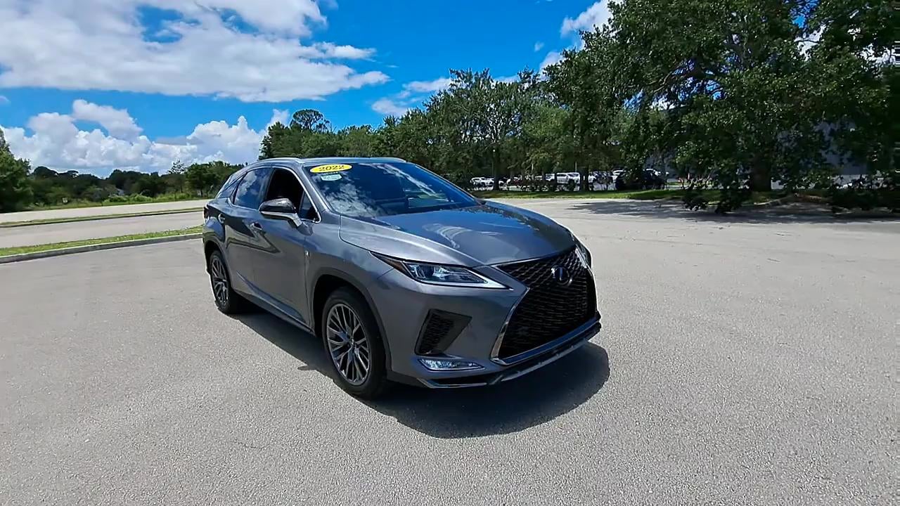 USED 2022 LEXUS RX RX 350 F SPORT HANDLING at Treasure Coast Lexus ...