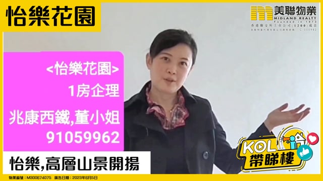 怡樂,高層山景開揚