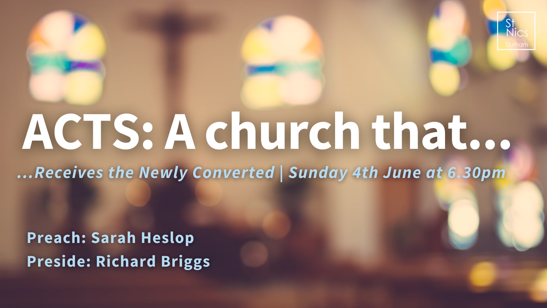 4th June | 6.30pm Holy Communion Sevice