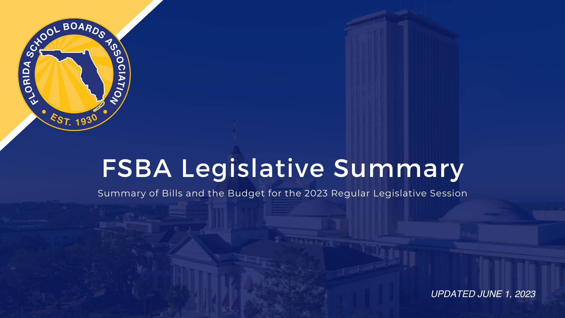 2023 FSBA Legislative Summary on Vimeo