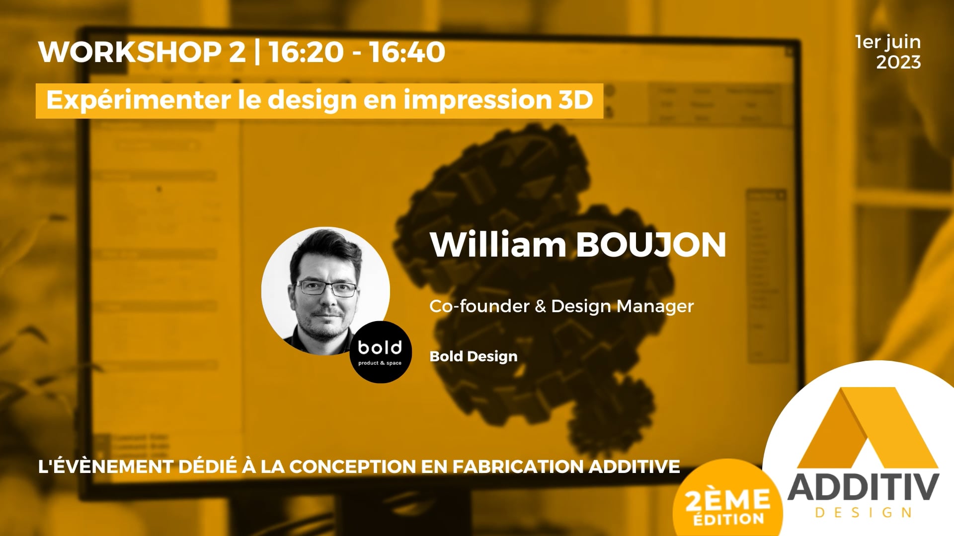 WORKSHOP 2 - Expérimenter le design en impression 3D