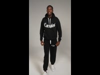 Carnales Embroidered Logo Track Pant Black