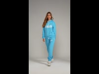 Carnalita Embroidered Logo Track Pant Blue