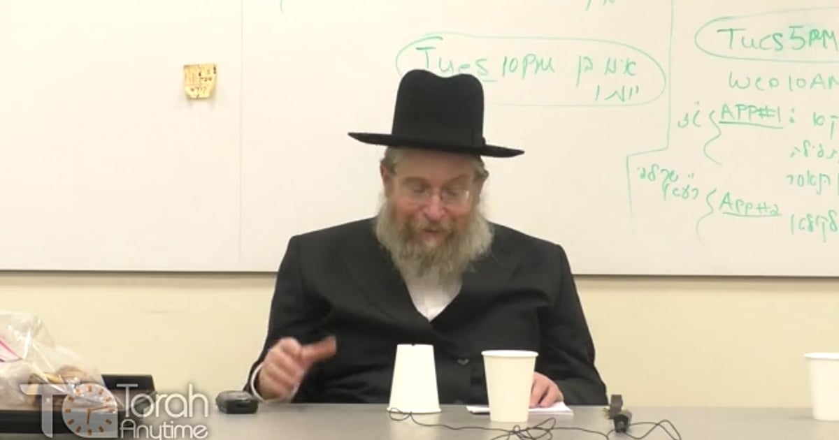 R' Fischel Schachter | Parshas Behaloscha: Path Through Water