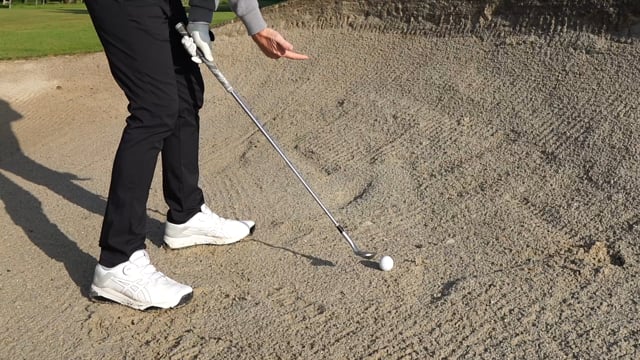 Keep the loft on your bunker shots