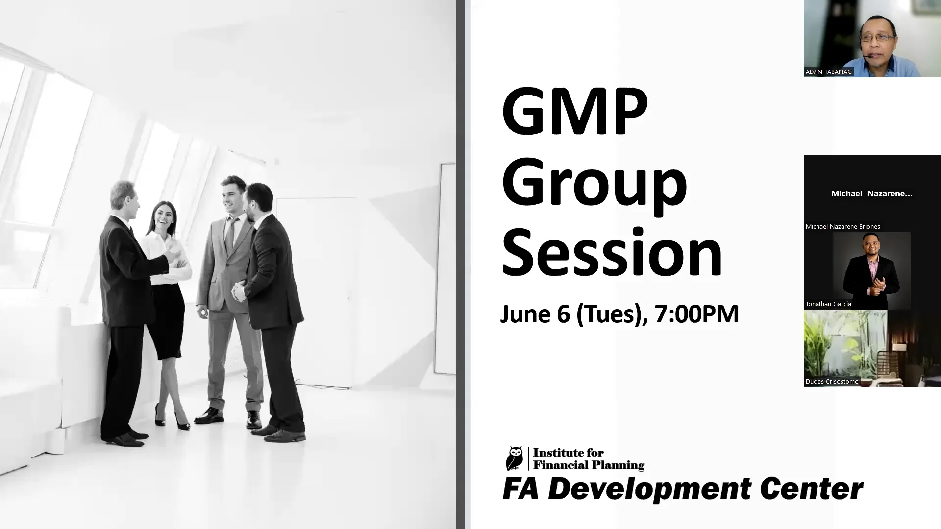 GMP Group Session #01 on Vimeo