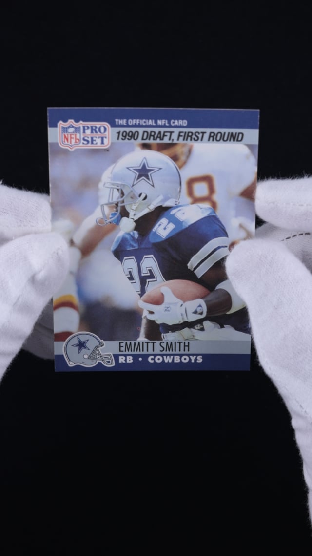 NFL 1990 Pro Set Emmitt Smith Rookie Graded Card #685 [1990 Draft, First  Round] [CSG 9]