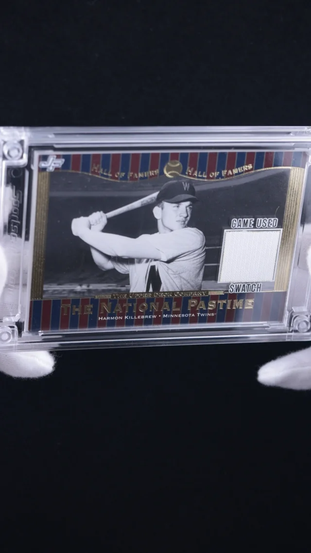 2022 Jersey Fusion Harmon Killebrew GAME USED SWATCH - Minnesota Twins