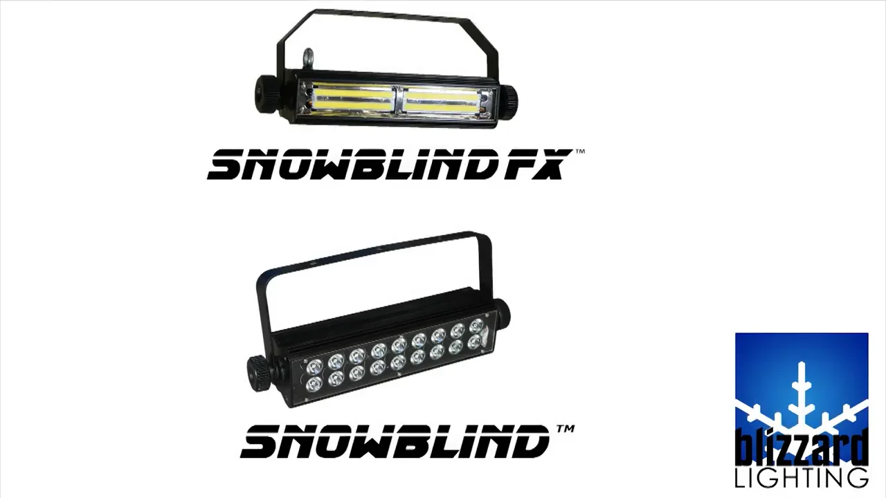 スノウブラインド SnowBlind™ LED Strobe FX | Blizzard Pro Lighting