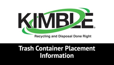 Thumbnail of video Trash Container Placement Information PSA