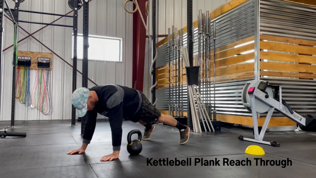 Plank kettlebell discount