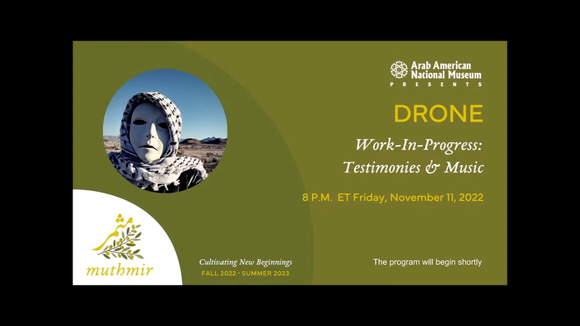 DRONE: Testimonies & Music - Arab American National Museum
