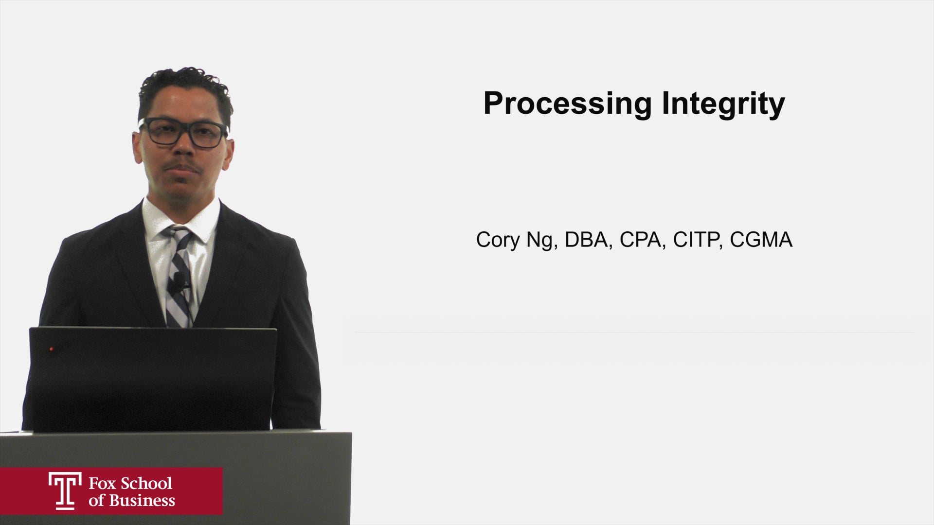 Login to view Processing Integrity