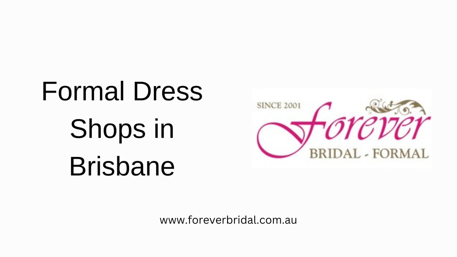 formal-dress-shops-in-brisbane-www-foreverbridal-au-on-vimeo