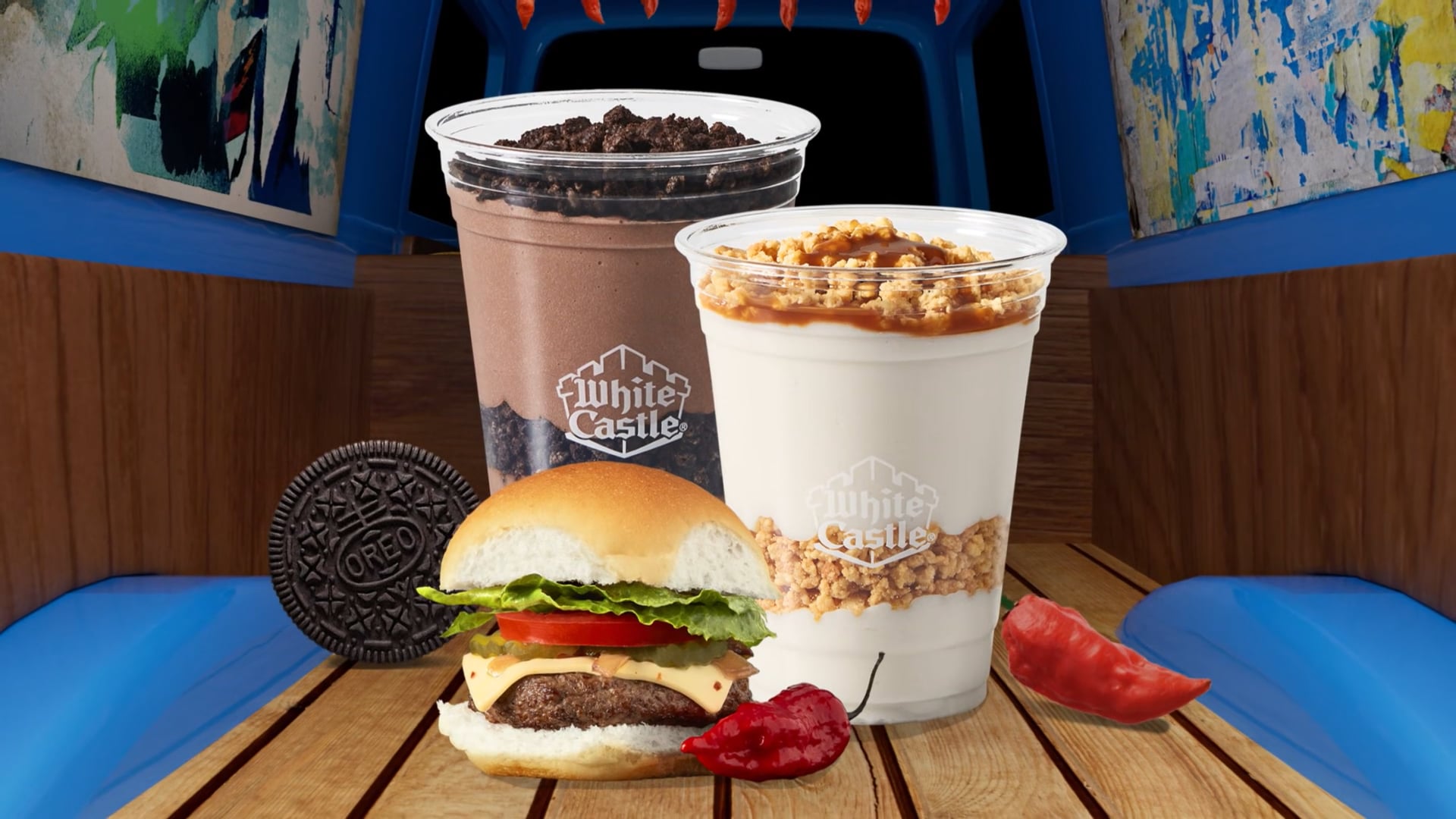 WHITE CASTLE | GHOST PEPPER CHEESE & SHAKE PARFAITS