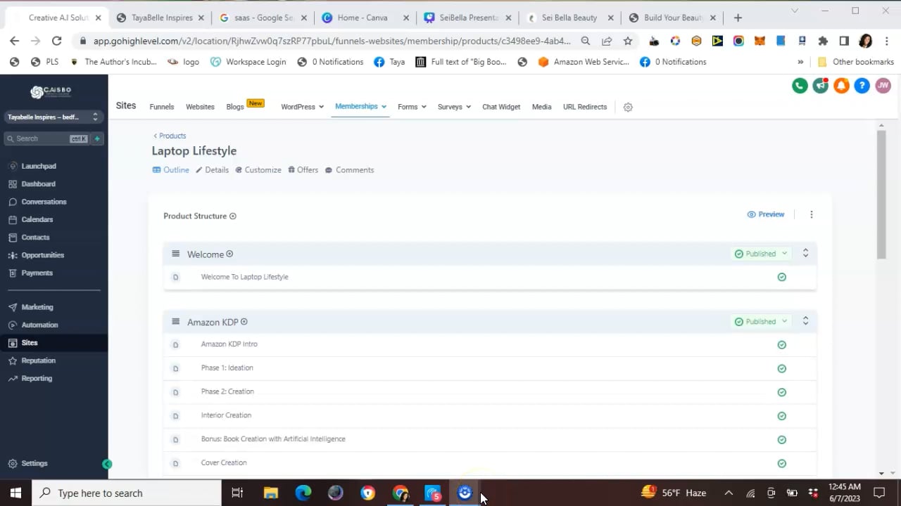 Membership Course Platform Demo for Natasha on Vimeo