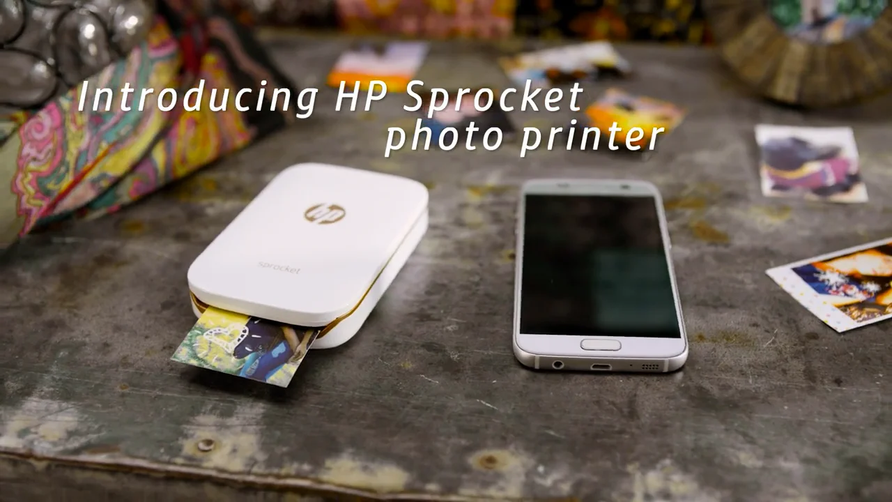 HP Sprocket Gift Bundled Photo Printer on Vimeo