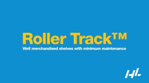 Prévia do vídeo Roller Track™ - Well merchandised shelves with minimum maintenance