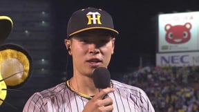 タイガース・佐藤輝明選手ヒーローインタビュー 6月7日 東北楽天ゴールデンイーグルス 対 阪神タイガース