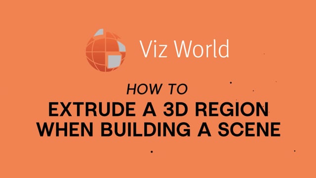 Viz World - How to create a 3D extrusion