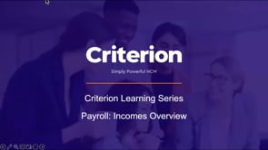 Payroll: Income Overview