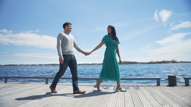 Still from Shagun & Shorya next day edit by Happy Soul Films, Toronto wedding videographers