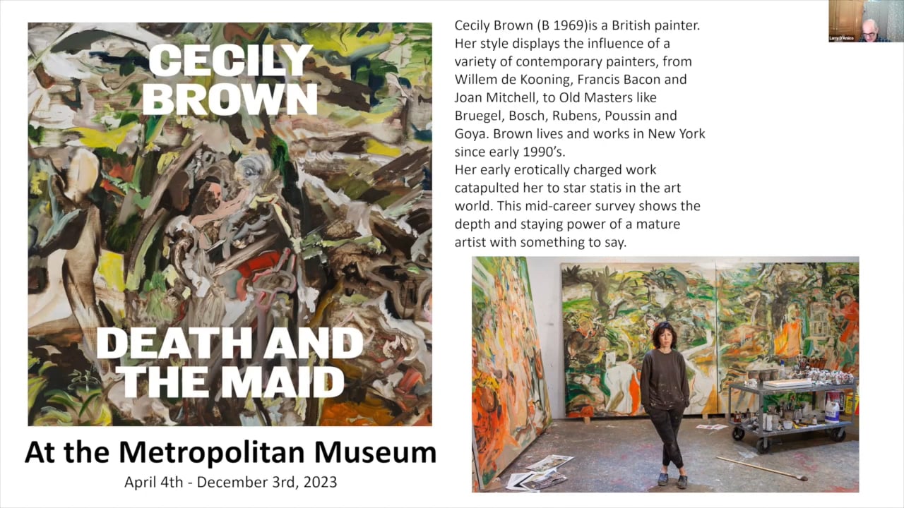 Art Talk - Cecily Brown: Death and the Maid