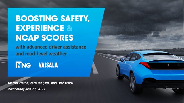 Boosting safety, experience, and Euro NCAP scores with advanced driver assistance and road-level weather data